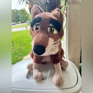 Balto Universal City Studios 1995 Dog Wolf Sitting Stuffed Movie Plush